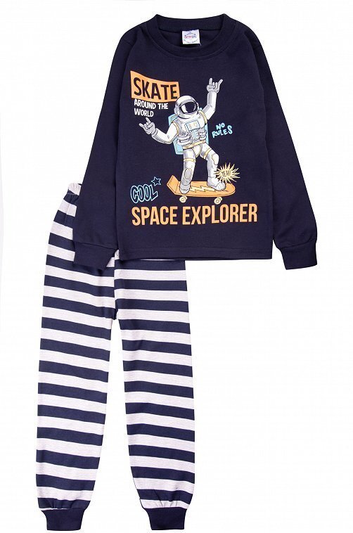 Пижама для мальчика с принтом космонавт