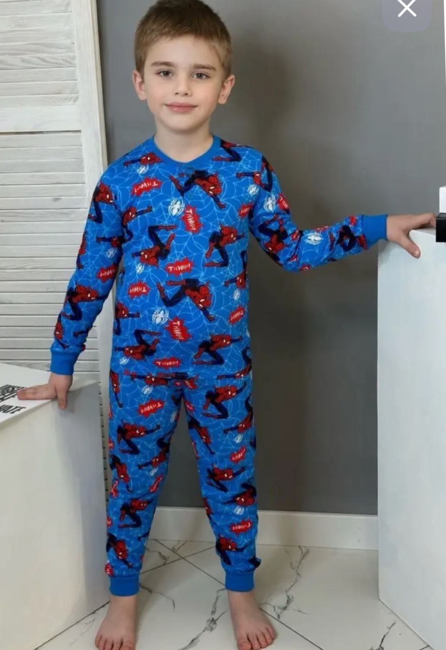 Пижама для мальчиков с микроначесом