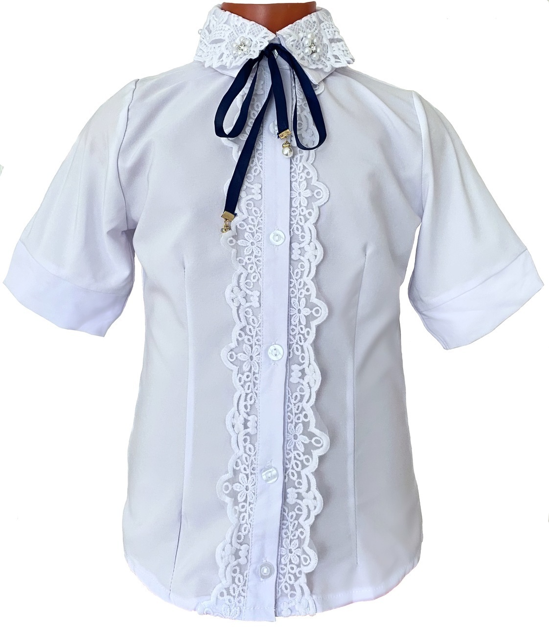 Блузка для девочек "Winglets white", 6-10 лет